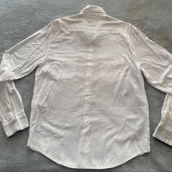 Jachs Men's White Snap Front Shirt - Picture 3 of 8